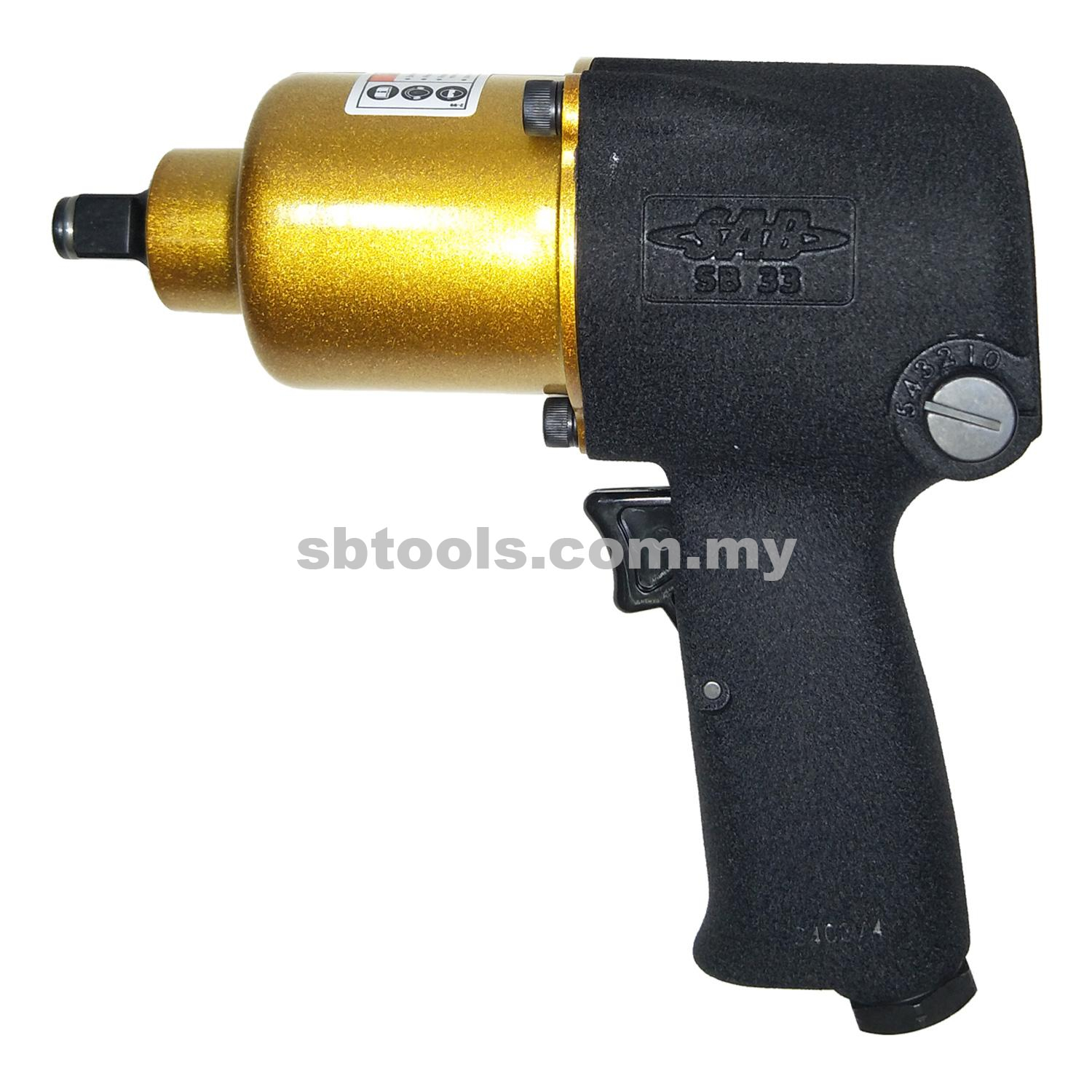SAB ½"DR Air Impact Wrench (600 Ft-lb / 814 NM)