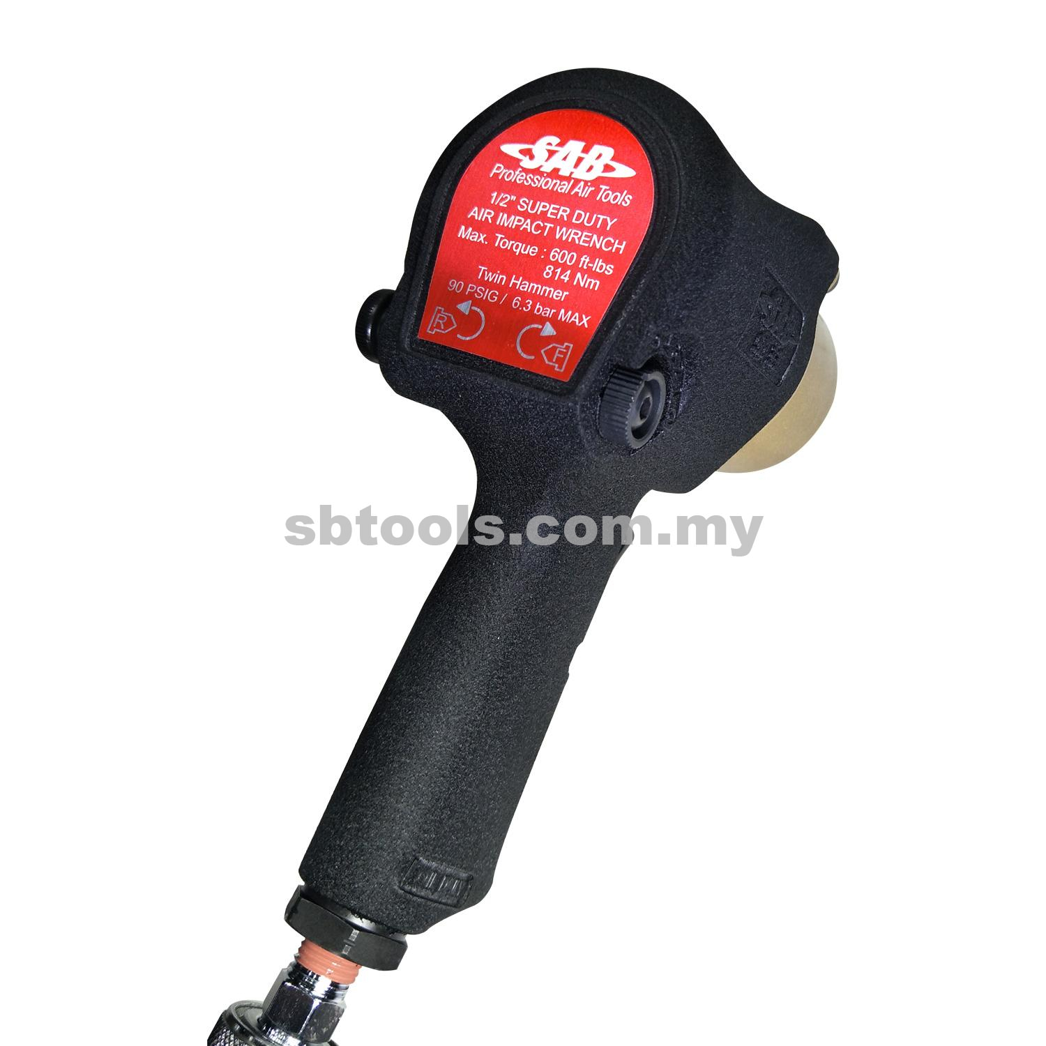 SAB ½"DR Air Impact Wrench (600 Ft-lb / 814 NM) - Image 3