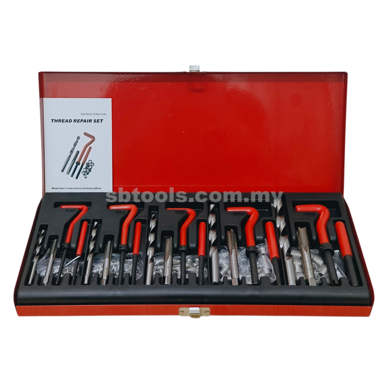 SB TOOLS 131Pcs Thread Repair Kit Set