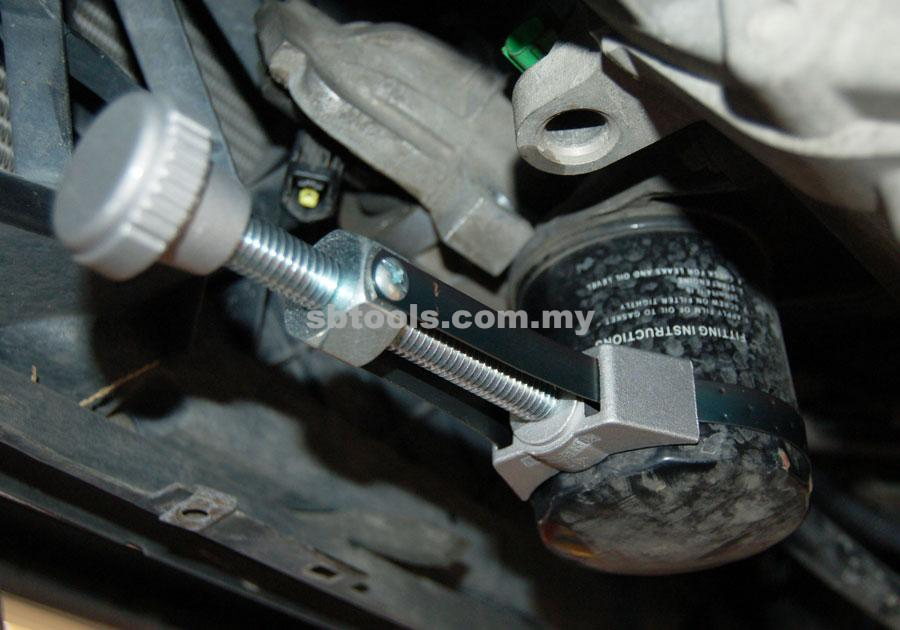 SB TOOLS Steel Band Oil Filter Wrench - Image 2