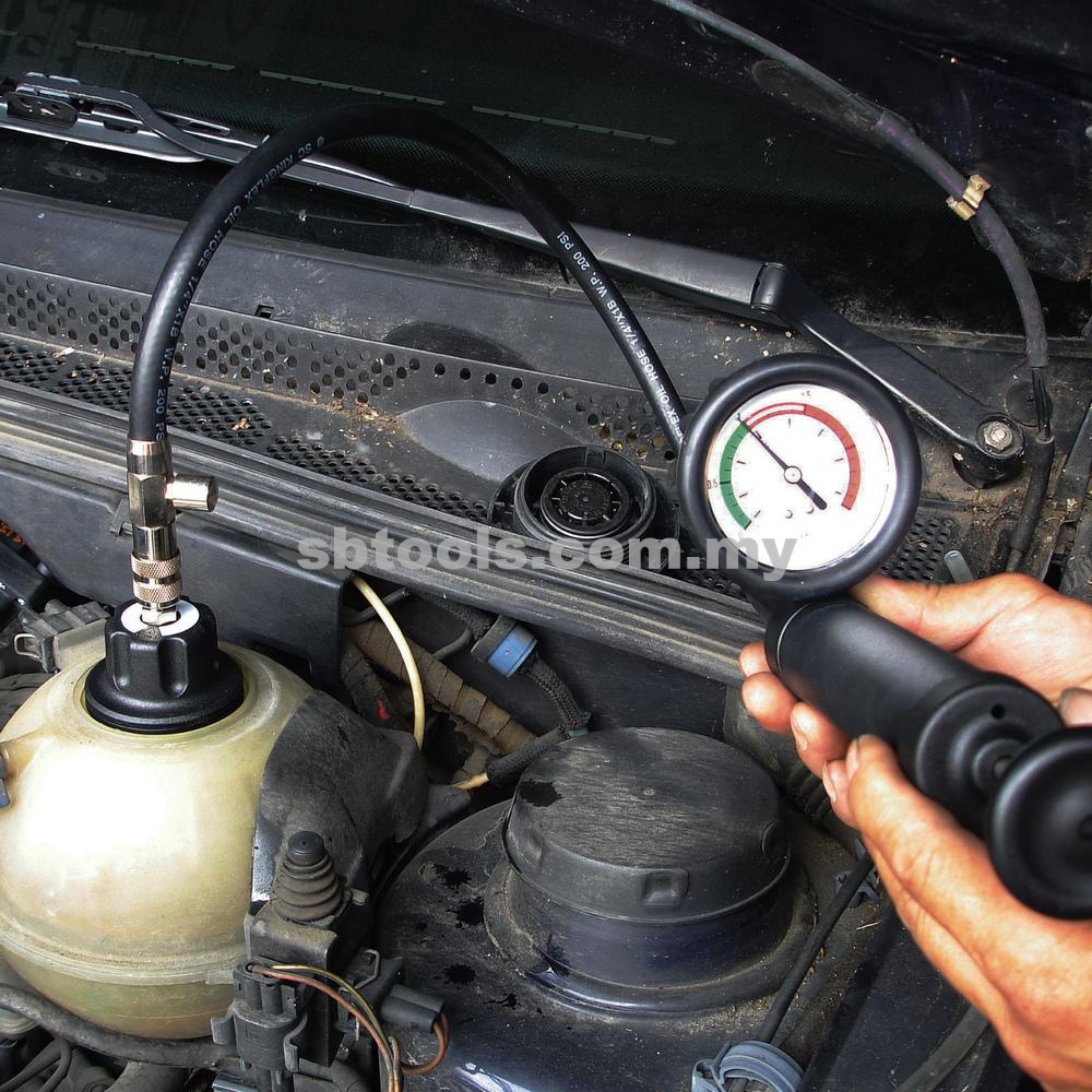 SB TOOLS 31Pcs Cooling System Leakage Tester & Vacuum-Type Coolant Refilling Kit - Image 3