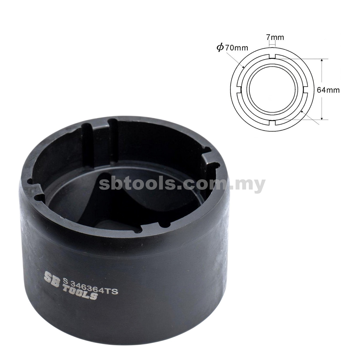 SB TOOLS SCANIA Truck Transmission Socket (64MM)