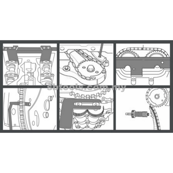 SB TOOLS BMW Engine Timing Tool Set (N43) - Image 2