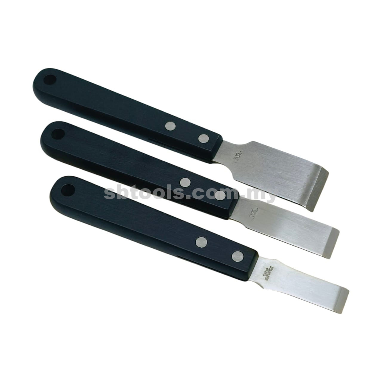 SB TOOLS 3Pcs Chisel Scraper Knife Set