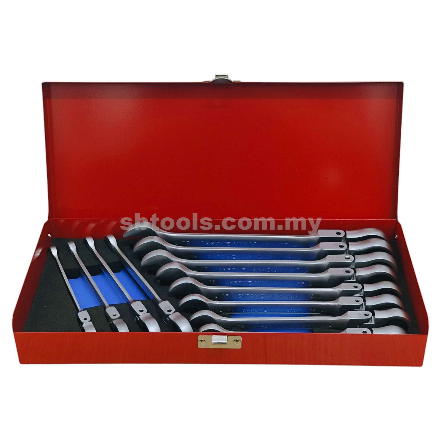 12Pcs Flexible Combination Gear Wrench Set (8-19MM)