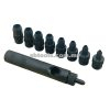 SB TOOLS 9Pcs Hollow Punch Set