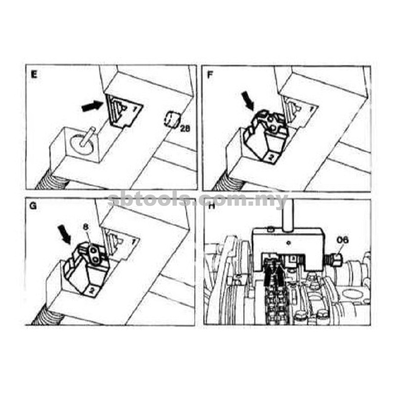 Benz Chain Link Install & Remove Tool Set - Image 5