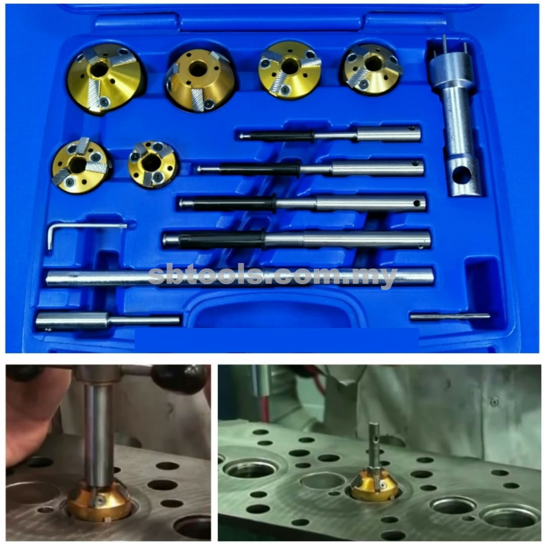 Flush Rework Tool SB TOOLS Valve Refacing And Seating Tool Set - Cabinet Tool Set ...