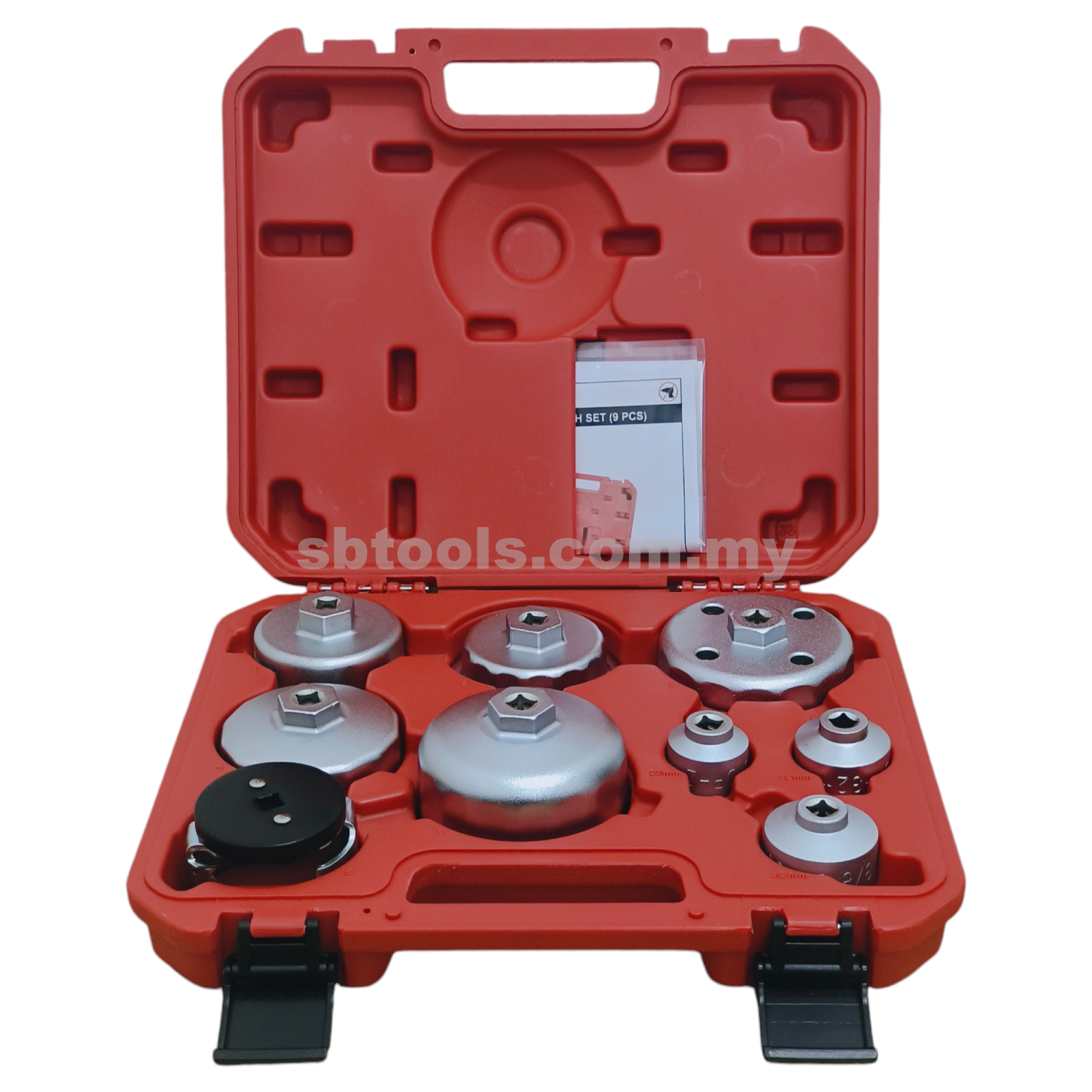 SB TOOLS 9Pcs Cup Filter Wrench Set