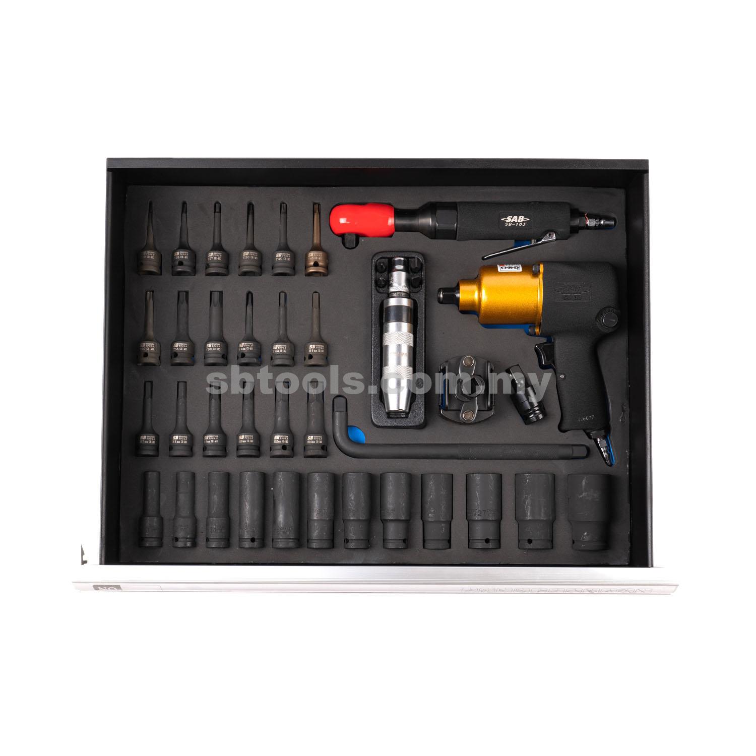 SB TOOLS 324Pcs Professional Premium Cabinet Tool Set - Image 7