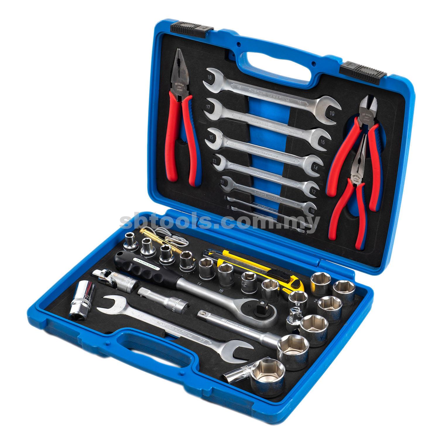 SB TOOLS 35Pcs Socket Wrench Set