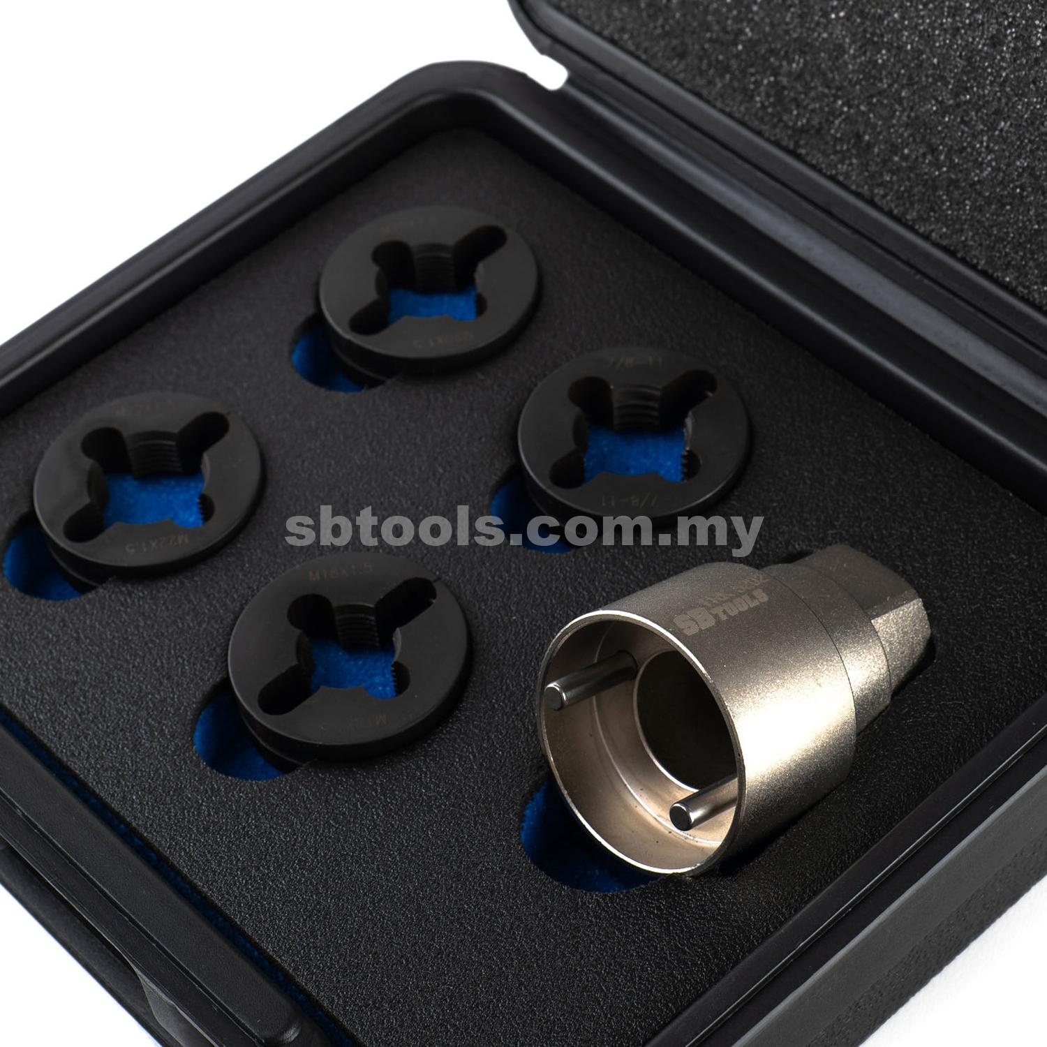 SB TOOLS Wheel Stud Thread Restorer Kit For Truck - Cabinet Tool Set ...