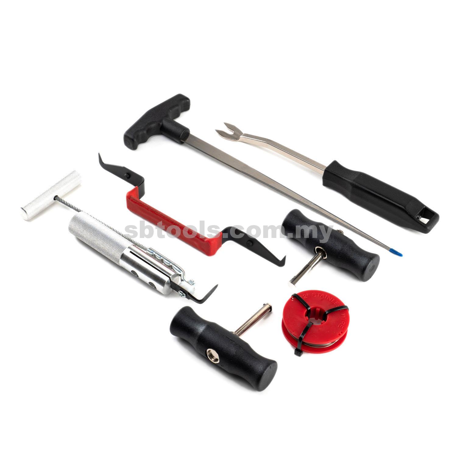 SB TOOLS Windshield Removal Tool Set - Cabinet Tool Set | Garage Tools ...