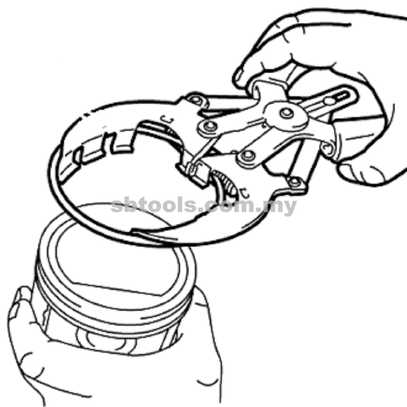 SB TOOLS Piston Ring Pliers - Image 2