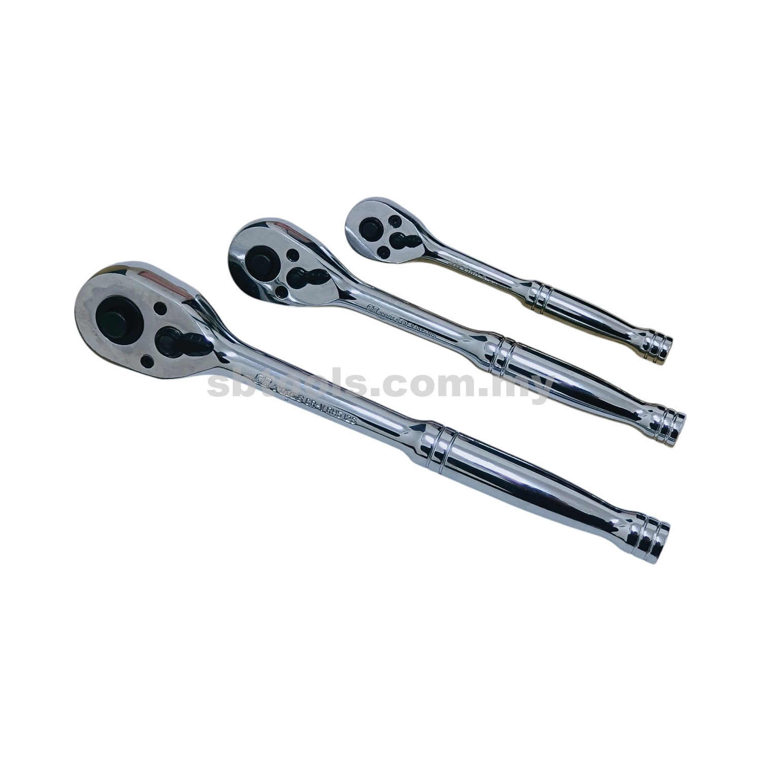 SB TOOLS Metal Ratchet Handle (1/4",3/8",1/2"DR)