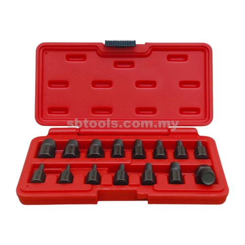 SB TOOLS 15Pcs Screw Extractor Set