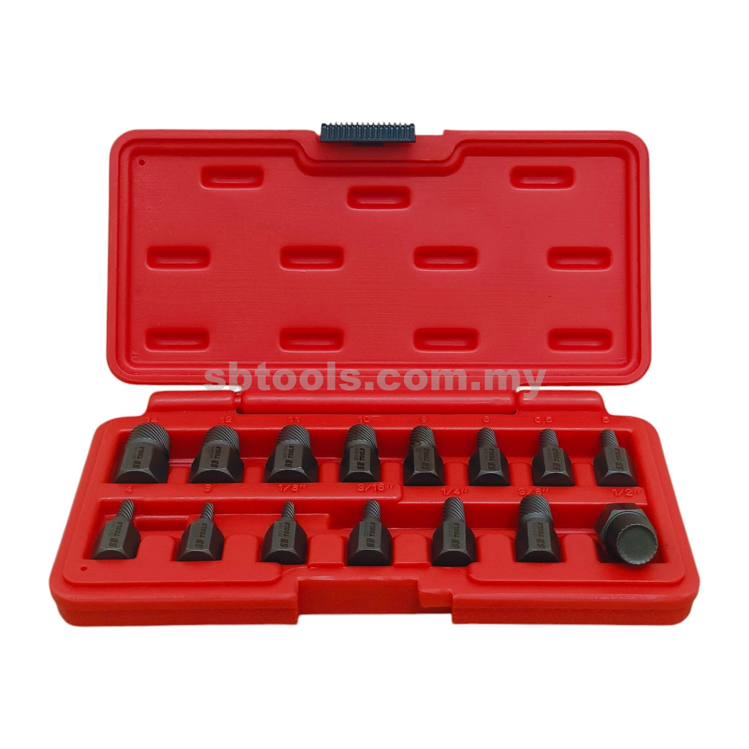 SB TOOLS 15Pcs Screw Extractor Set