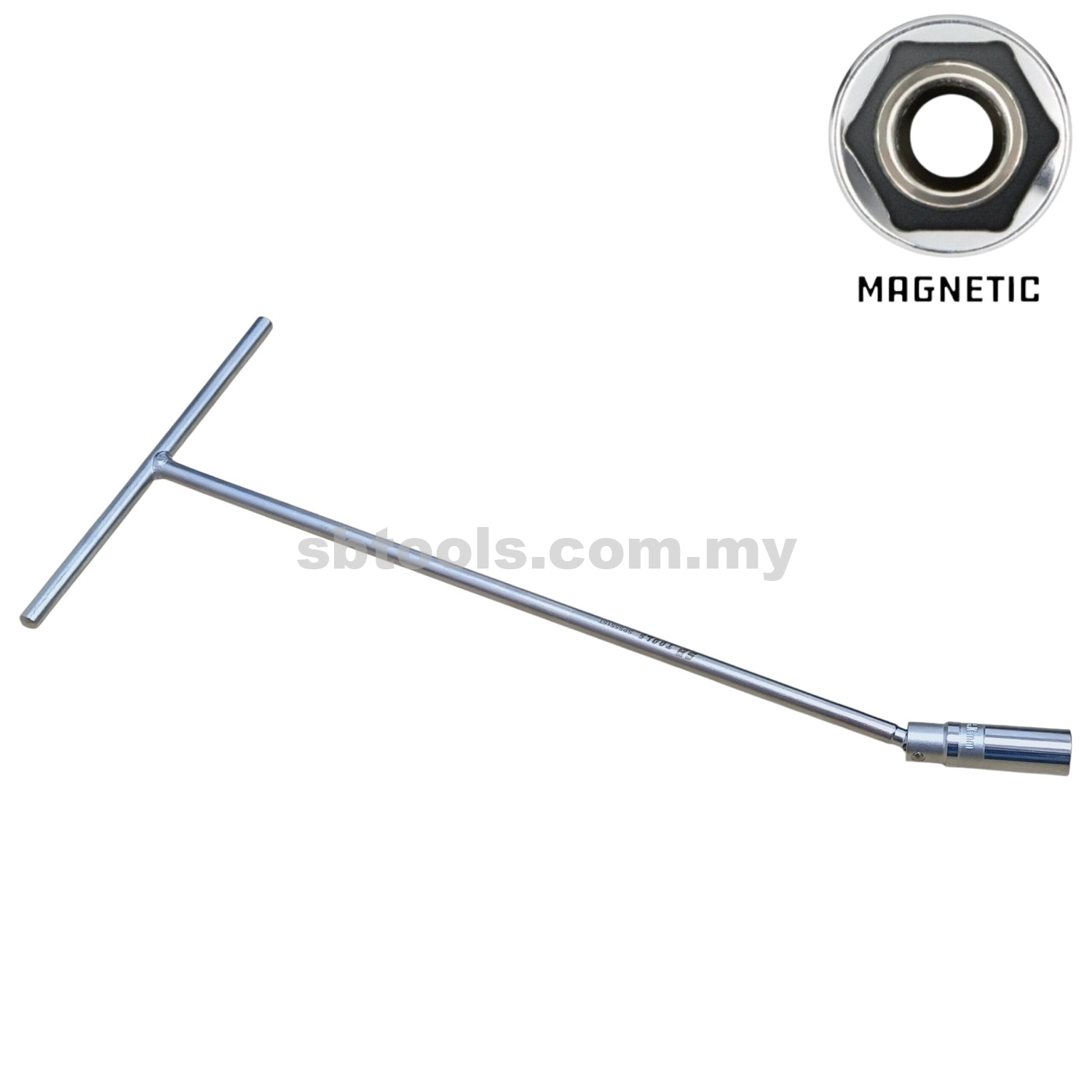 SB TOOLS Flexible T-Handle Spark Plug Socket With Magnetic