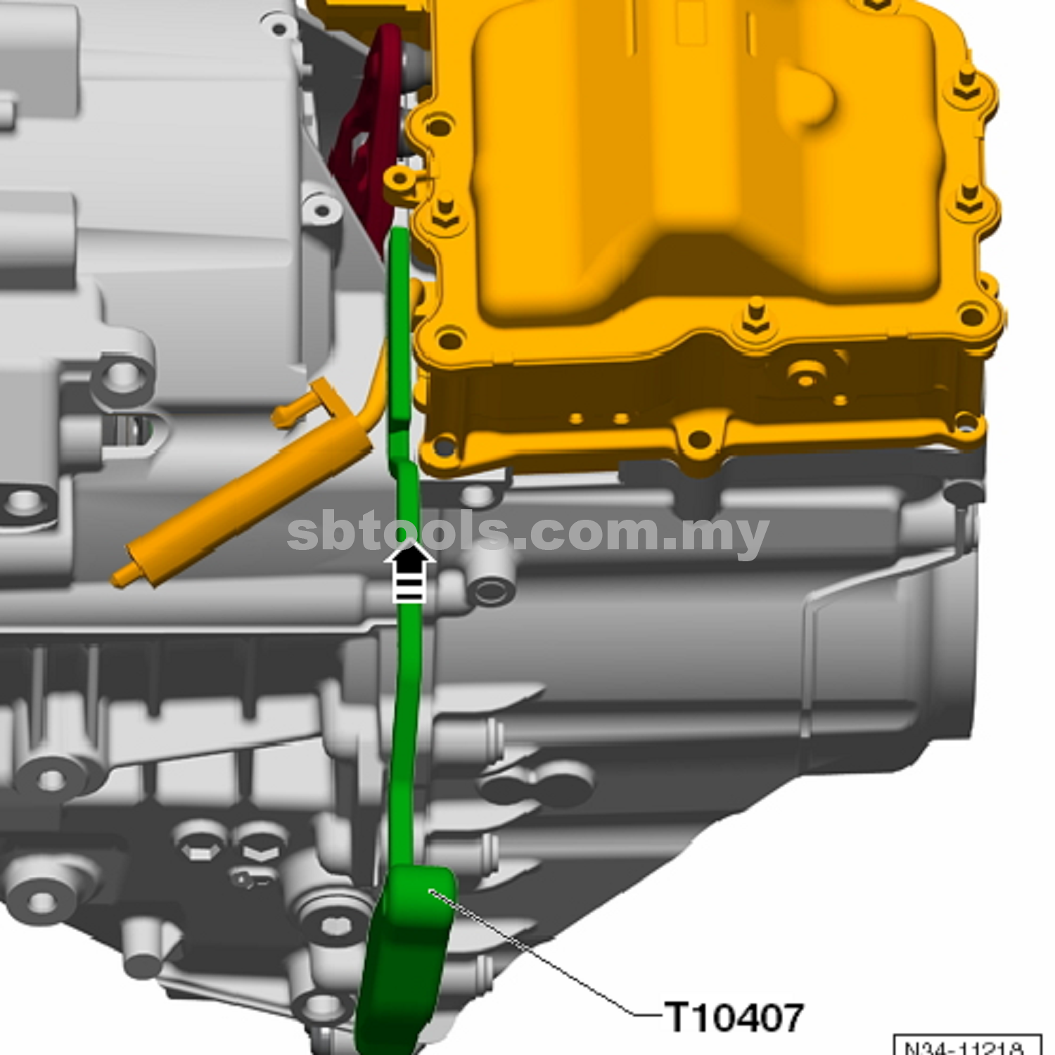 7 Speed Dual Clutch Gearbox Assembly Lever - Image 2
