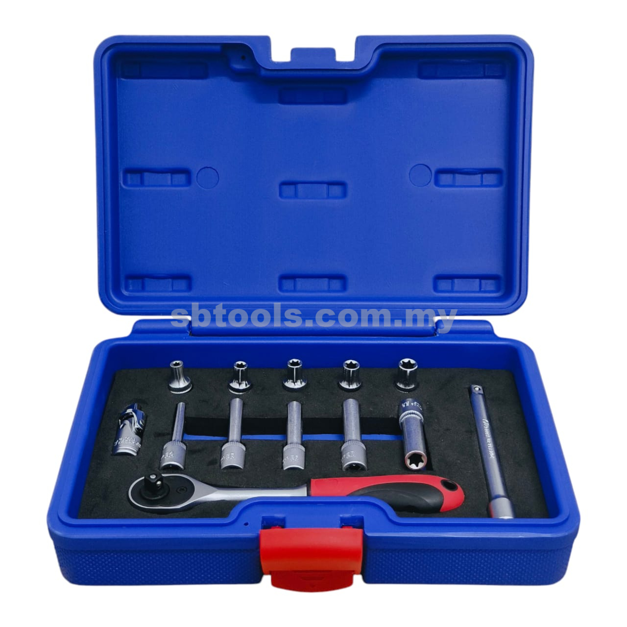 SB TOOLS 13Pcs External Torx Socket Set (E4~E8)