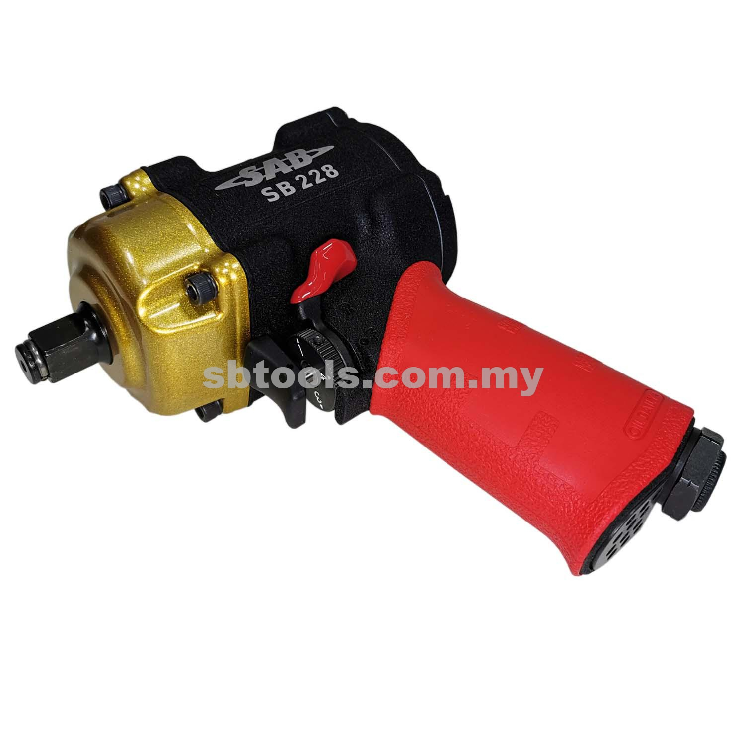 SB TOOLS 1/2"DR SAB Mini Air Impact Wrench (580 Ft-lb / 786 NM) - Image 2