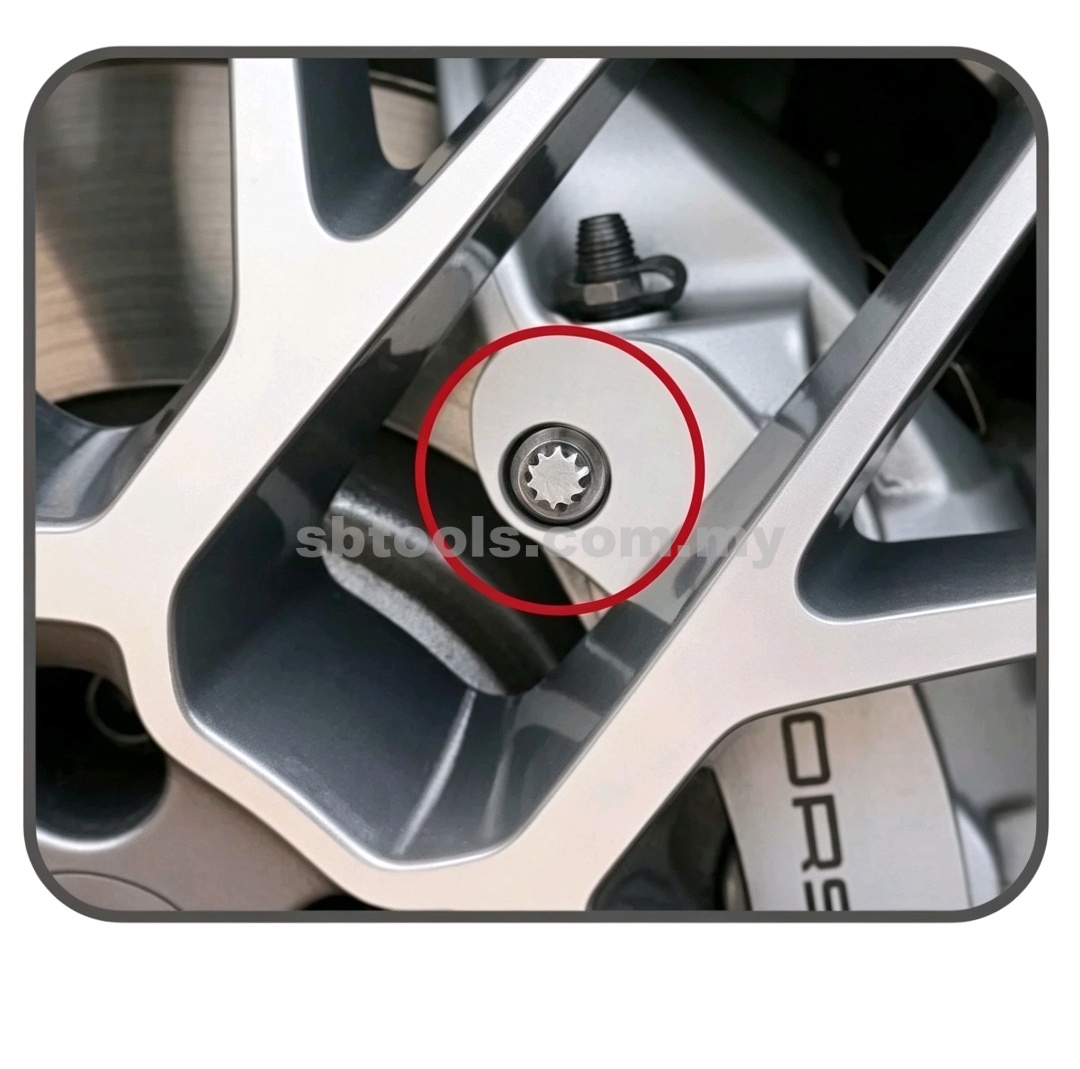 SB TOOLS Calipers Brake Pad Screw Socket For Porsche & Audi - Image 3