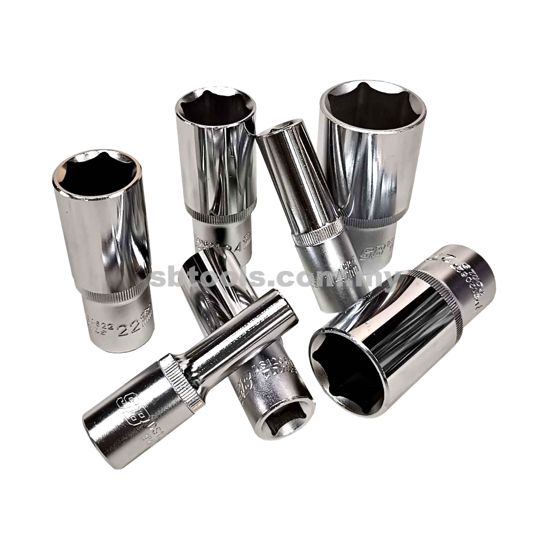 1/2″DR Deep Socket (6 Point) – Trolley Tool Set | Tools Set Cabinet ...