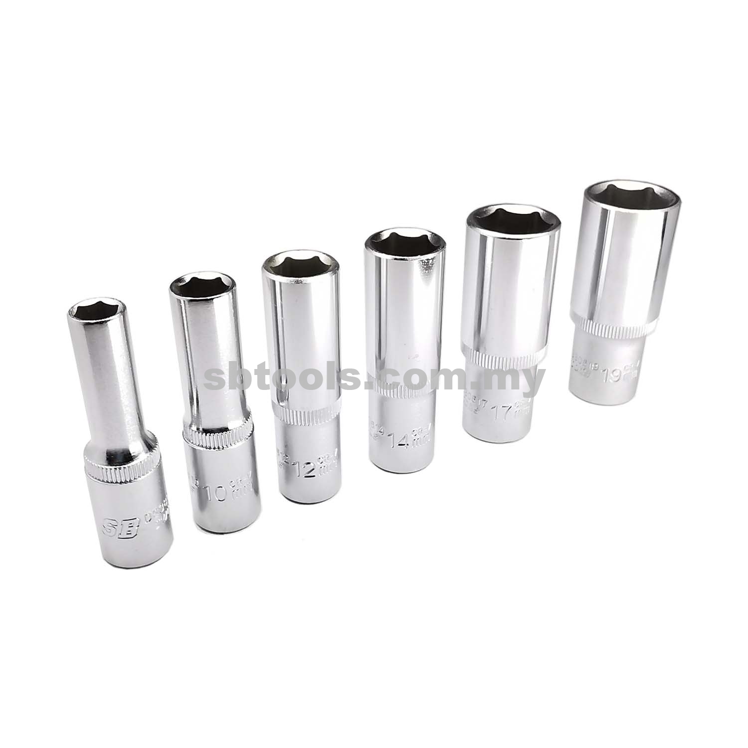 SB TOOLS 3/8"DR Deep Socket (6 Point)