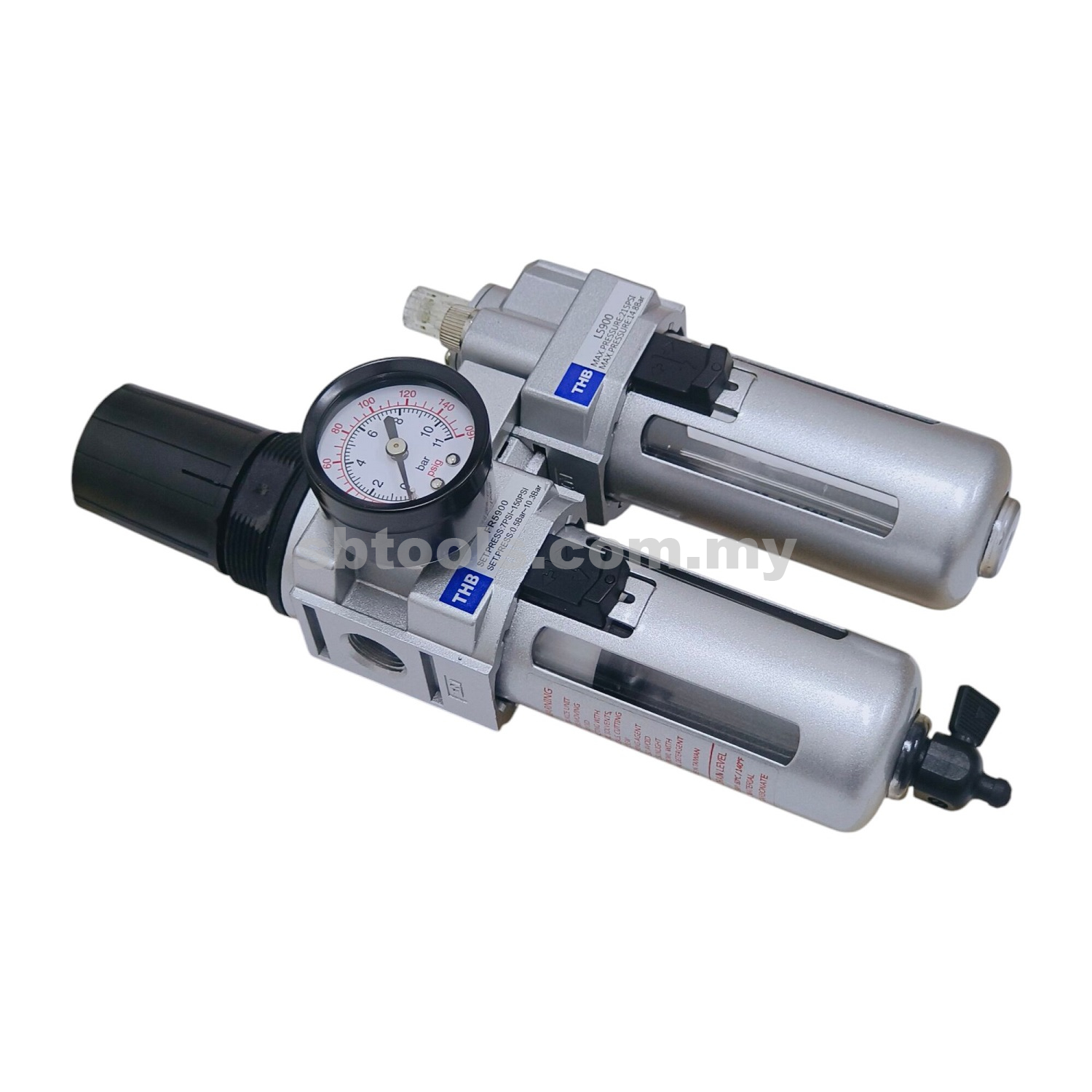 3/8" Air Filter Regulator Lubricator