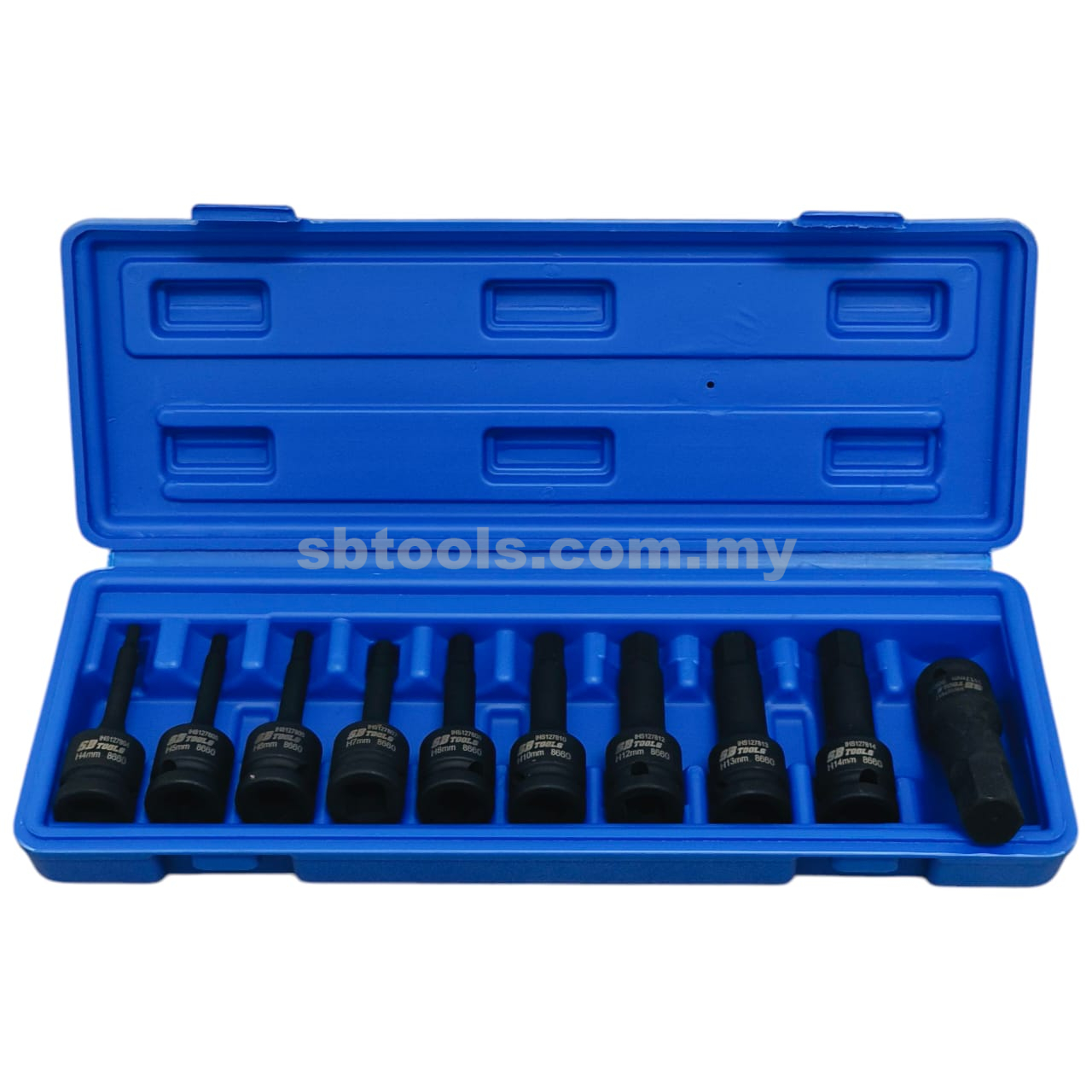 10Pcs Impact Hex Socket Set (H4~H17)
