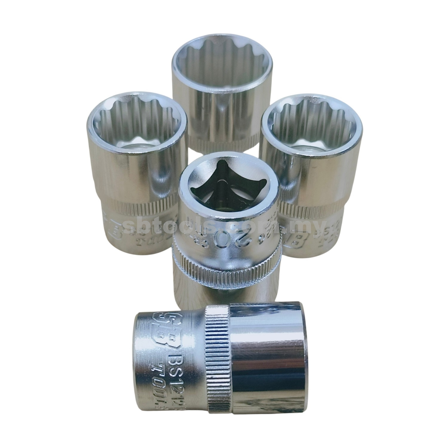 SB TOOLS 1/2″DR Box Socket (12 Point)