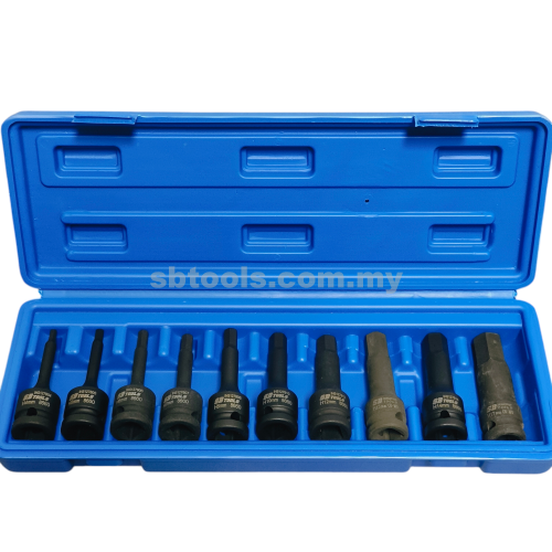 SB TOOLS 10Pcs Impact Hex Socket Set (H4~H17)