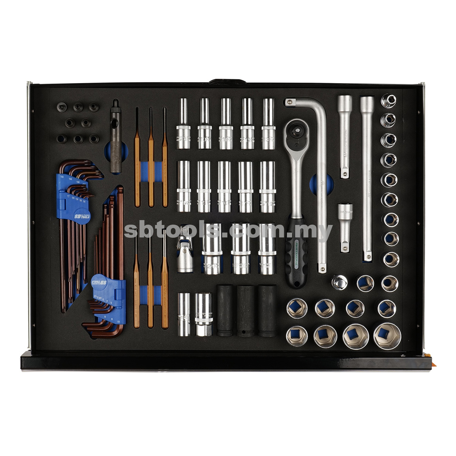 SB TOOLS 113Pcs Trolley Tool Set - Image 4