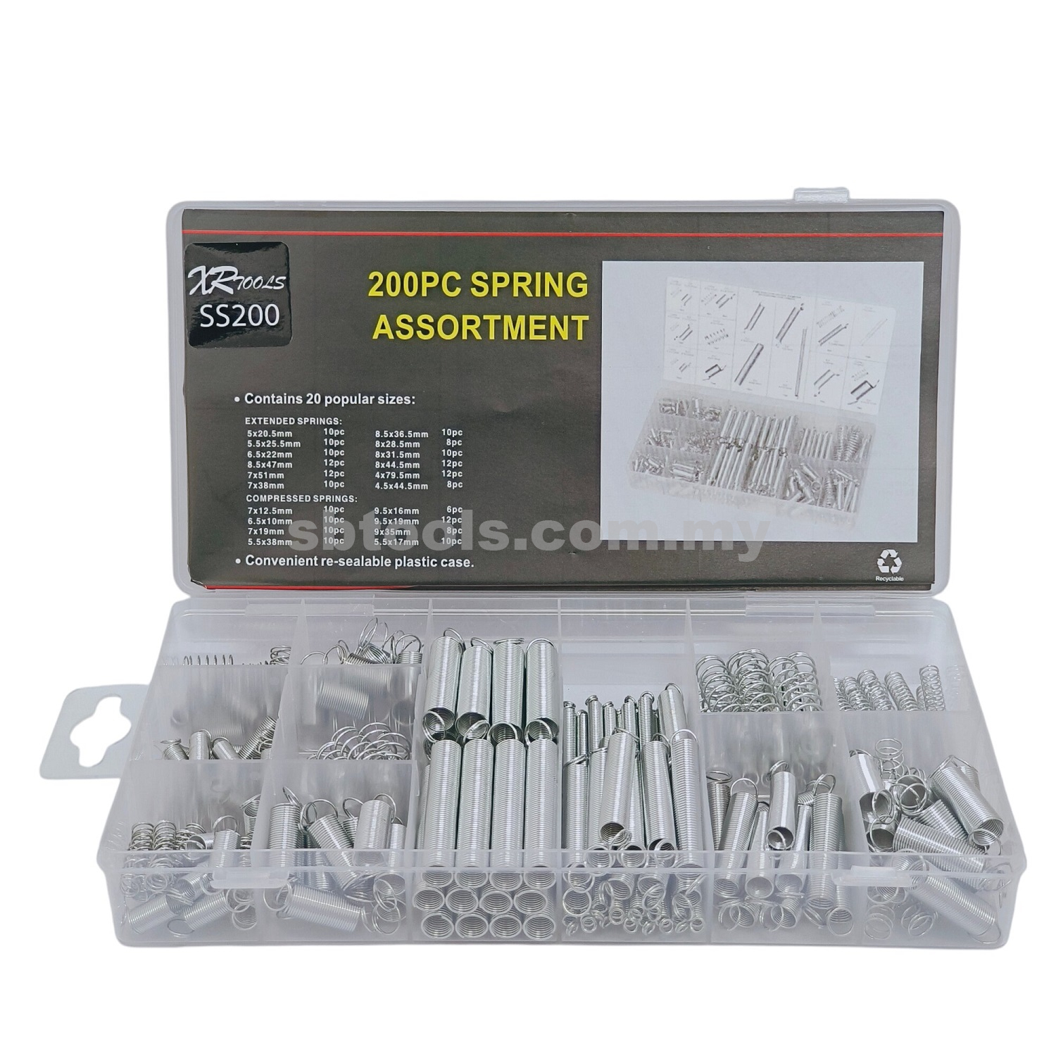 XR TOOLS 200Pcs Spring Set