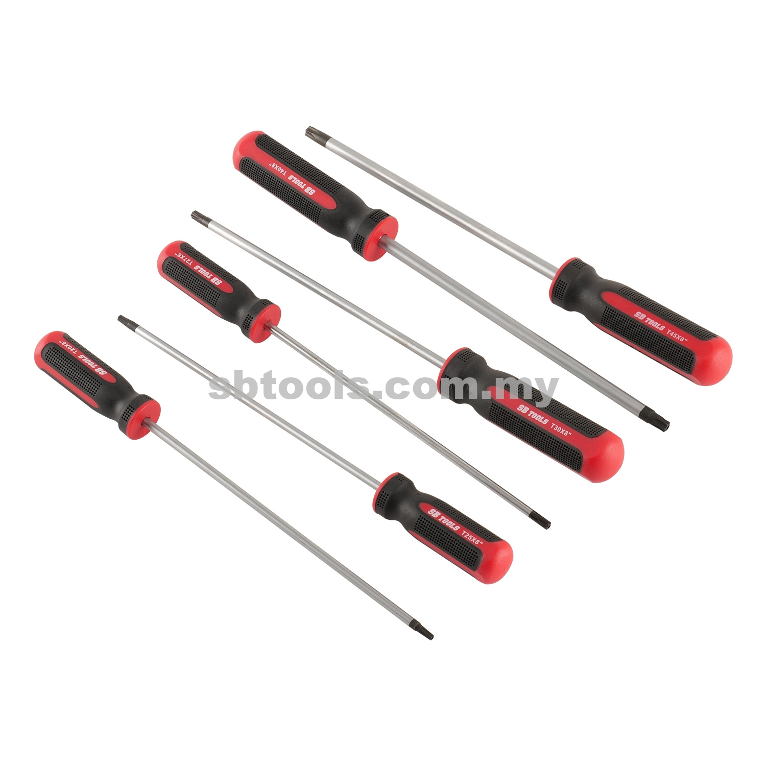 SB TOOLS Extra Long Tamperproof Torx Screw Driver Set