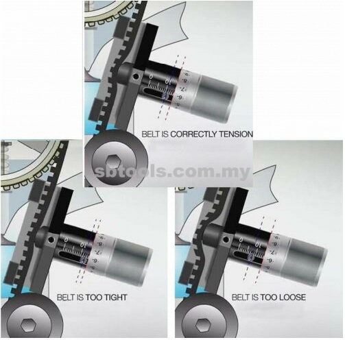 SB TOOLS Universal Tensioning Gauge For Cam Belt - Image 3