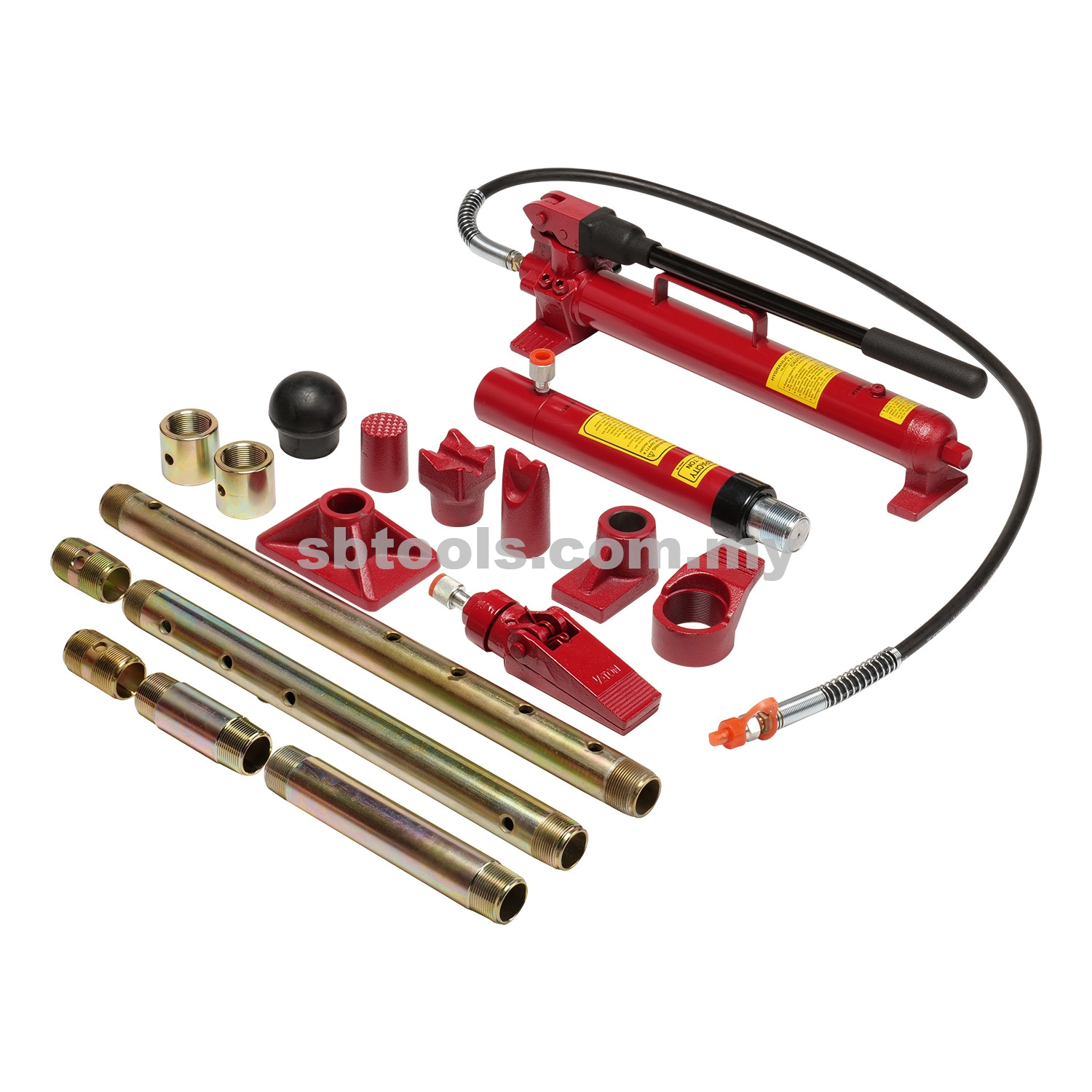 SB TOOLS 10Ton Heavy-Duty Collision Repair Kit