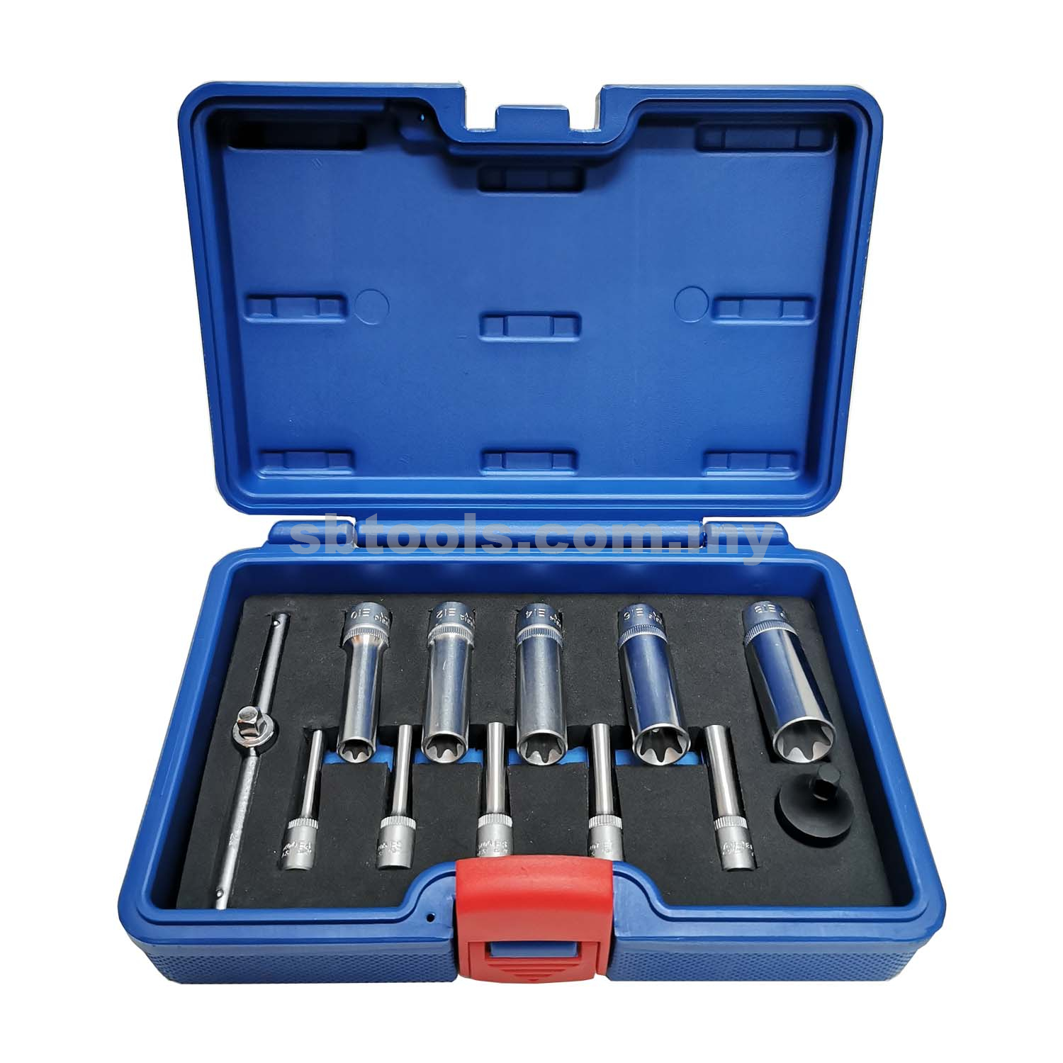 SB TOOLS 12Pcs External Torx Deep Socket (E4~E18)