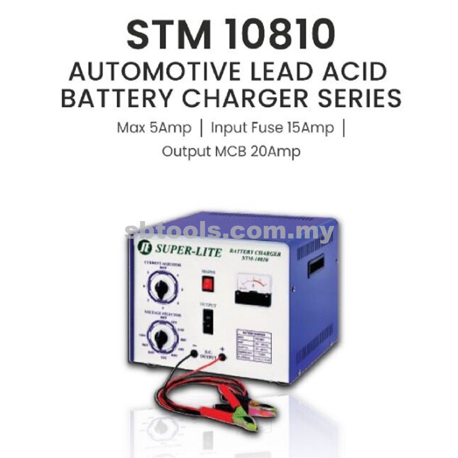 12V~108V SUPER-LITE Battery Charger (10Amp)