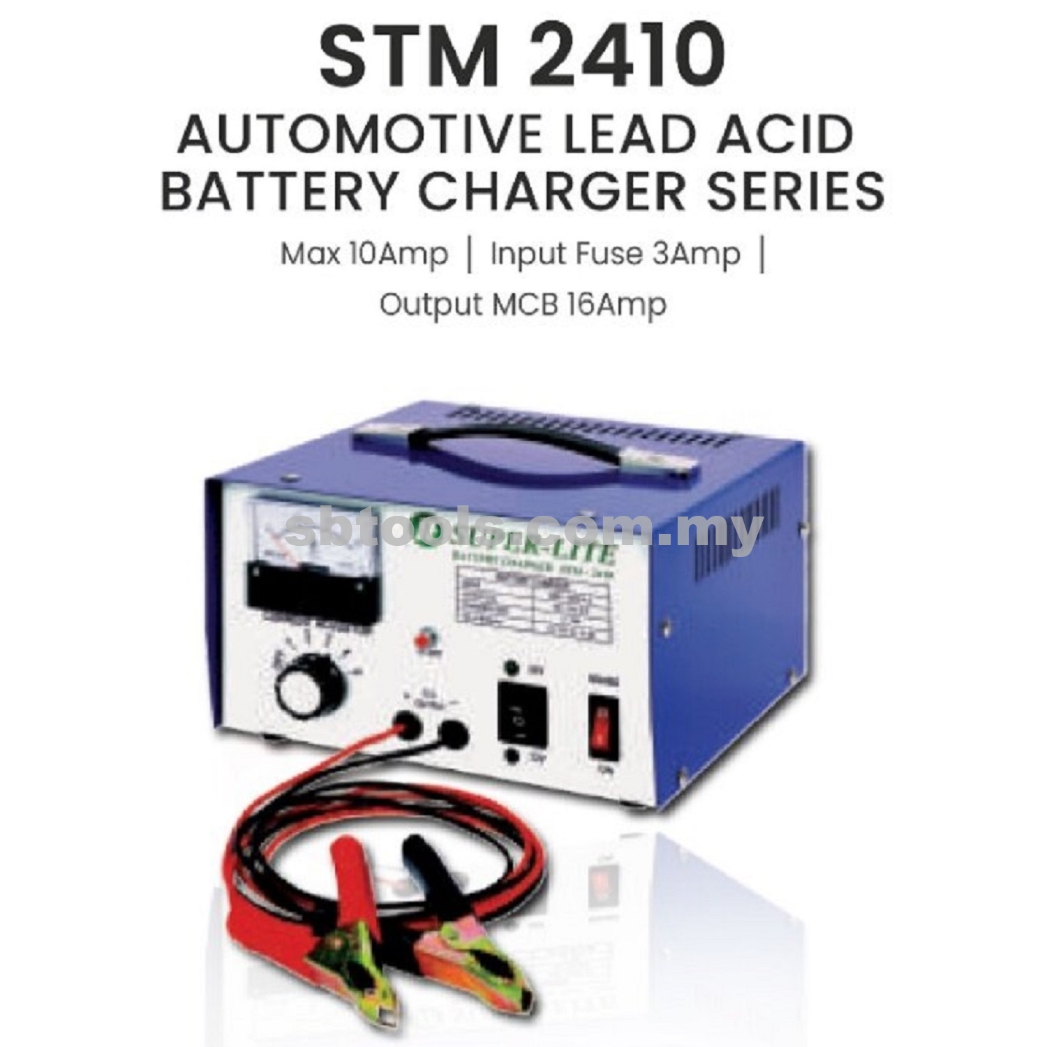 12V~24V SUPER-LITE Battery Charger (10Amp)