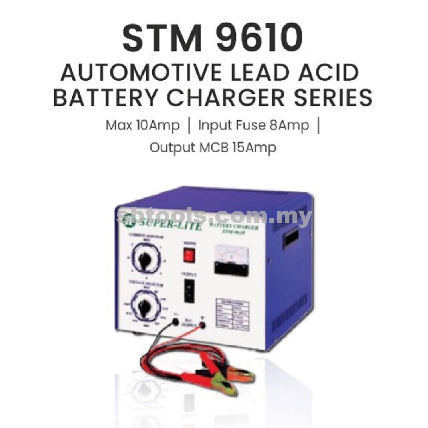 6V~96V SUPER-LITE Battery Charger (10Amp)