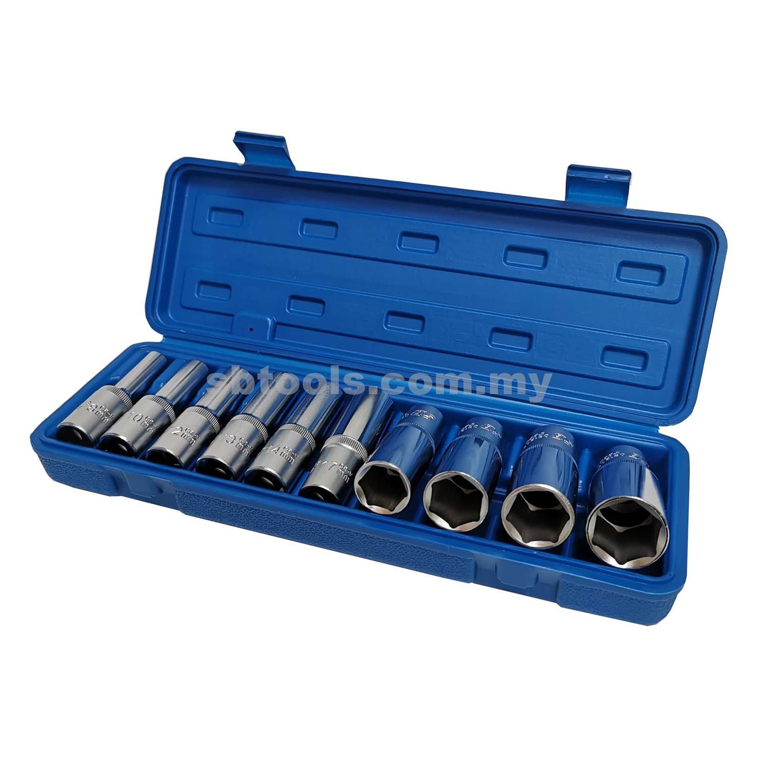 SB TOOLS 10Pcs Deep Socket Set (8-24mm)