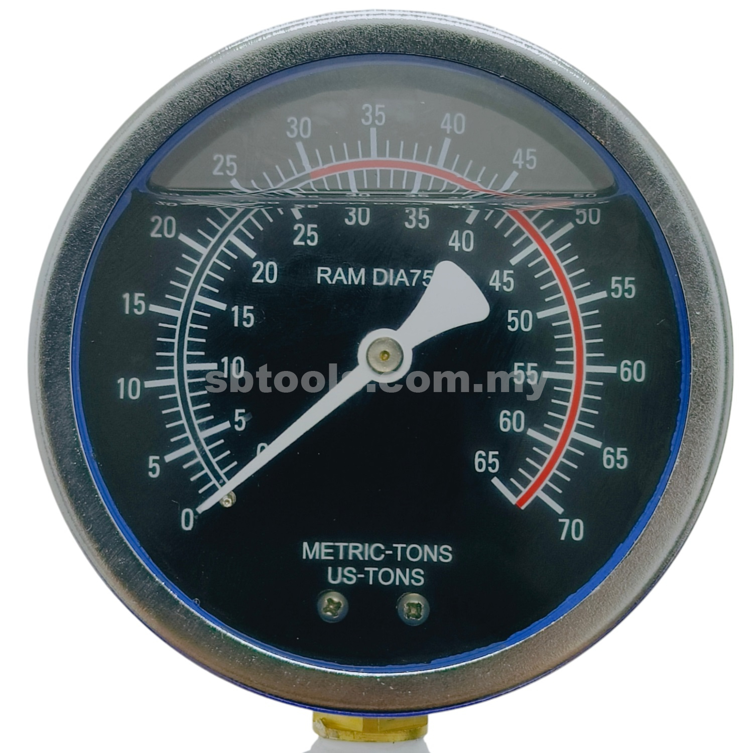 XR TOOLS 30 Ton Hydraulic Press With Gauge & 2 Speed Pump - Image 5