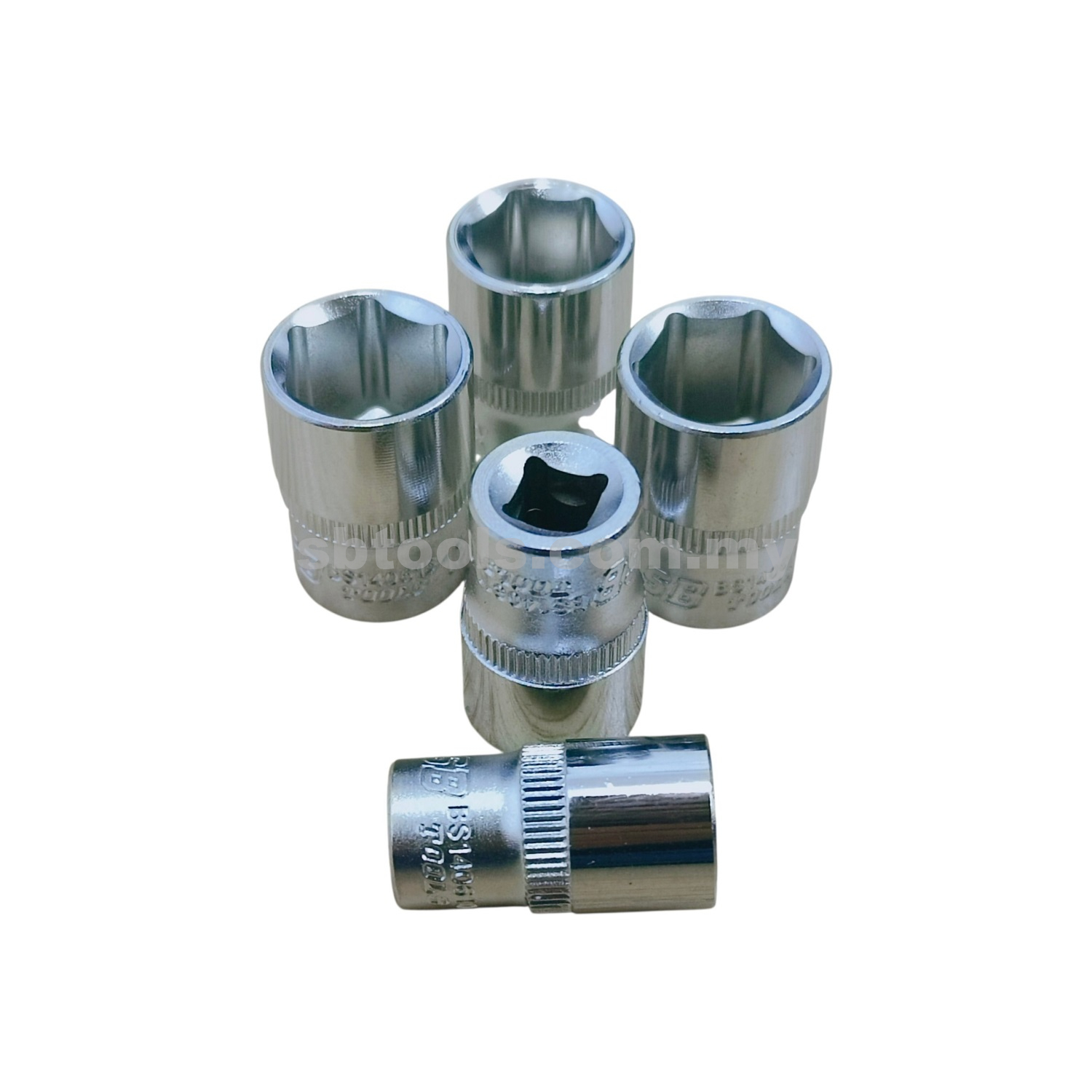SB TOOLS 1/4"DR Box Socket (6 Point)