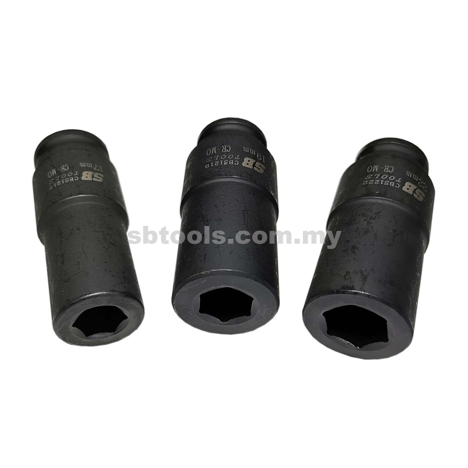 SB TOOLS Harmonic Balancer Pulley Socket (17, 19, 22mm)