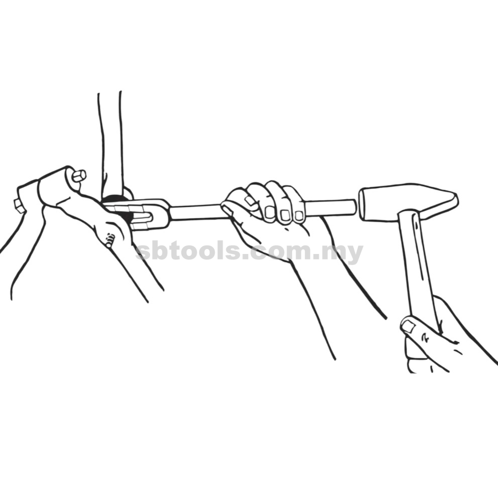 SB TOOLS Ball Joint Separator (18mm & 24mm) - Image 2