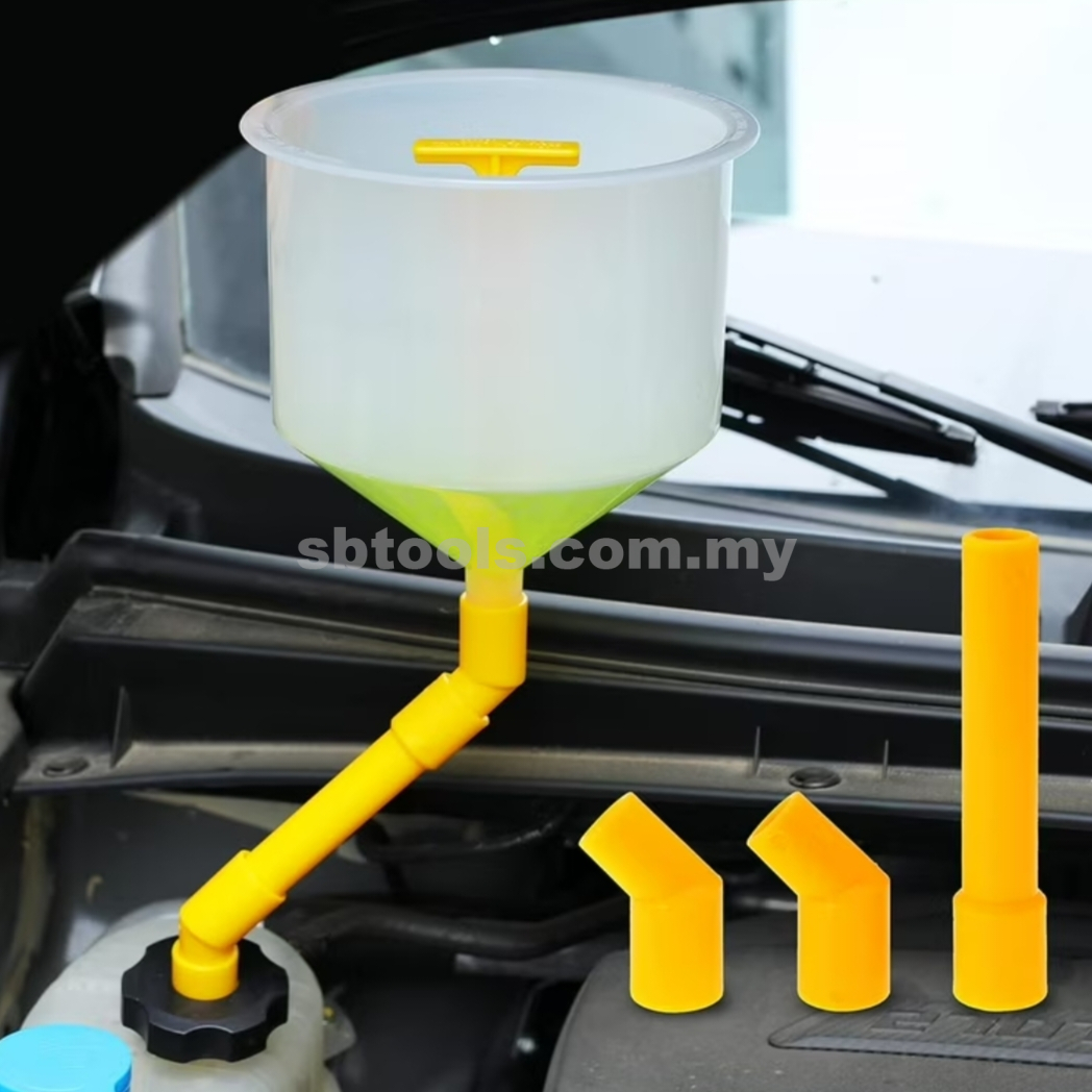 XR TOOLS Radiator Coolant Filling Funnel Kit Set - Image 2