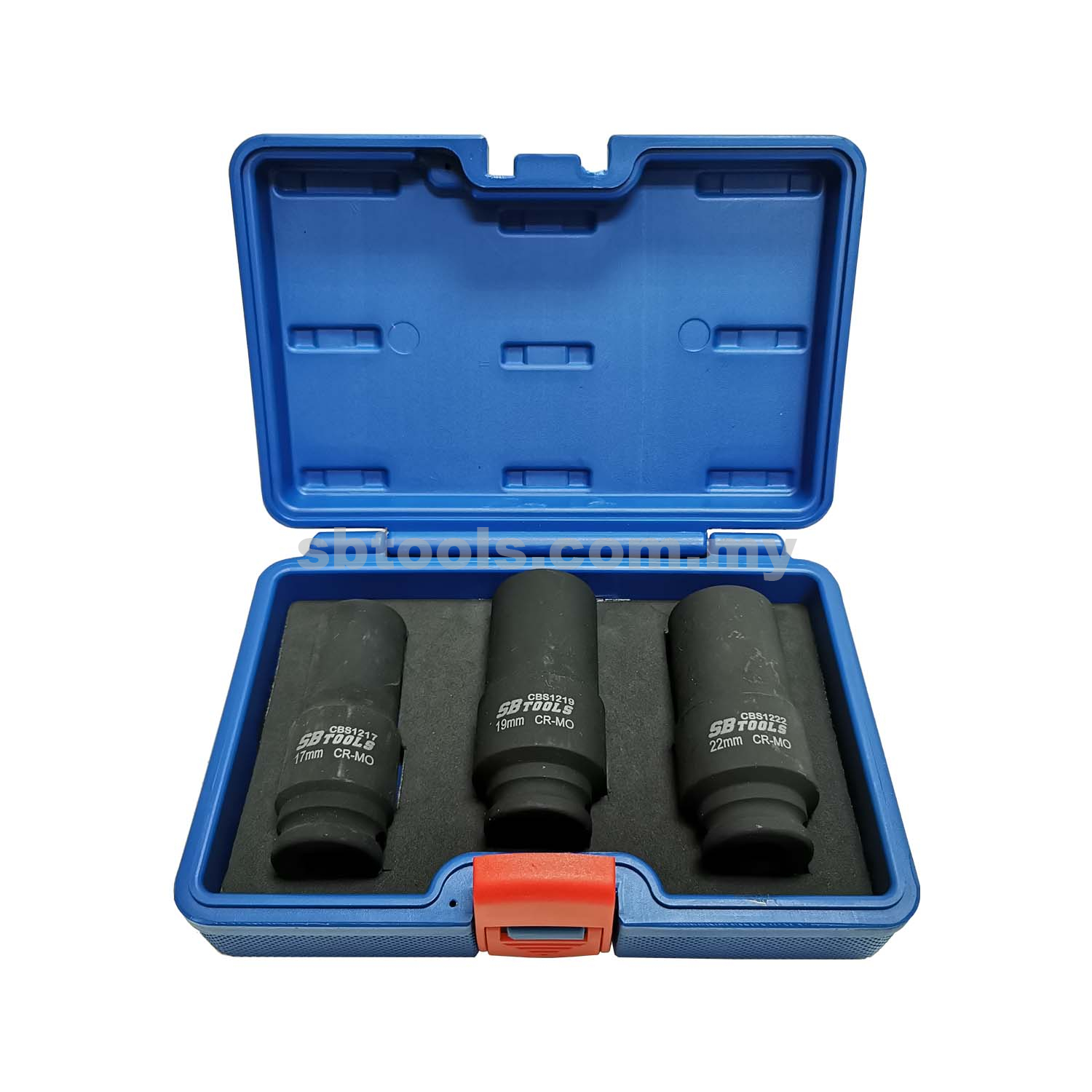SB TOOLS 3 Pcs Harmonic Balancer Pulley Socket Set (17, 19, 22mm)