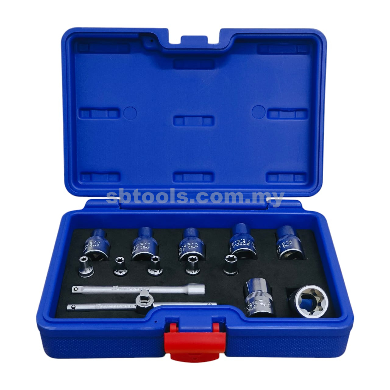SB TOOLS 14Pcs External Torx Socket Set (E4~E20)