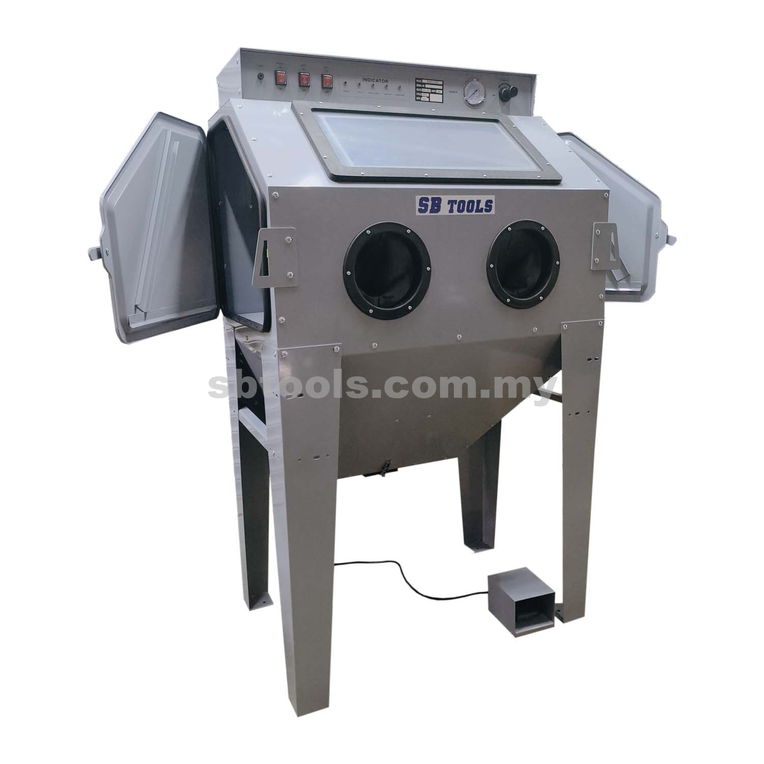 350L SandBlast Cabinet | Sandblasting Cabinet With 2 Doors
